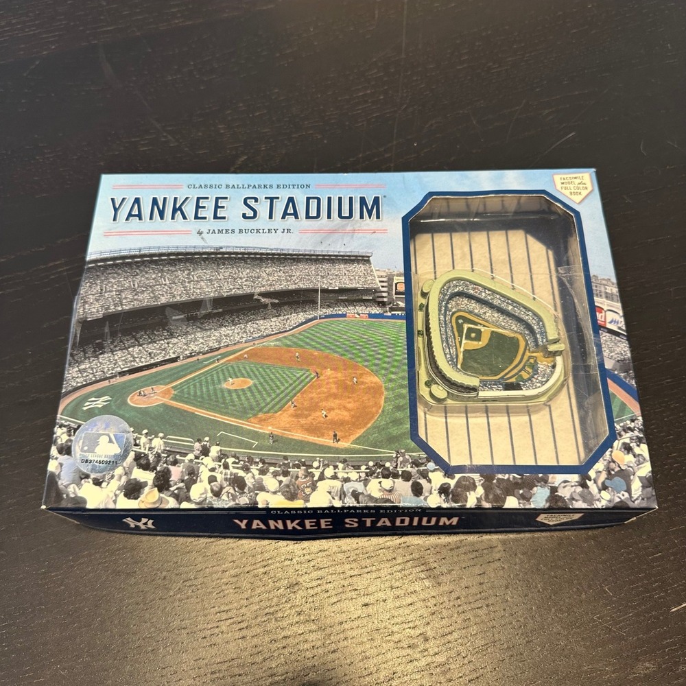 Yankee Stadium Classic Ballparks Edition James Buckley Jr Book & Model Set MLB